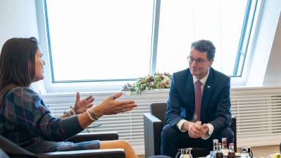 Antrittsbesuch der Generalkonsulin der Portugiesischen Republik, Lidia Margarida Bandeira Nabais