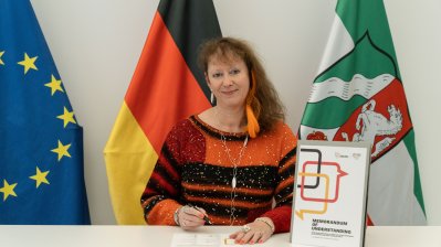 Deutschlands Sportland Nummer 1, Nordrhein-Westfalen, unterzeichnet das Memorandum of Understanding des Deutschen Olympischen Sportbundes 