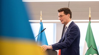 Ministerpräsident Hendrik Wüst und Kölns Oberbürgermeisterin Henriette Reker werden mit Orden der Ukrainisch-Orthodoxen Kirche ausgezeichnet