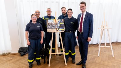 Ministerpräsident Wüst dankt nordrhein-westfälischen Helfern für Erdbebeneinsatz in der Türkei und Syrien
