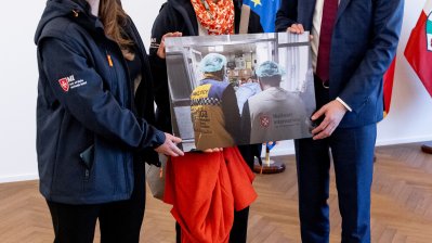 Ministerpräsident Wüst dankt nordrhein-westfälischen Helfern für Erdbebeneinsatz in der Türkei und Syrien