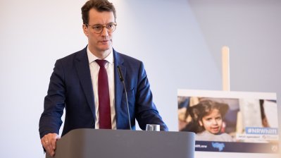 Ministerpräsident Wüst dankt nordrhein-westfälischen Helfern für Erdbebeneinsatz in der Türkei und Syrien