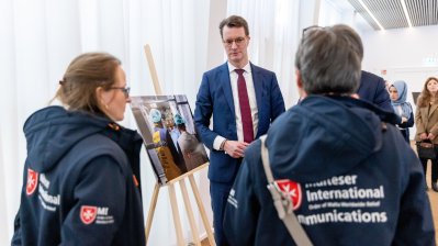 Ministerpräsident Wüst dankt nordrhein-westfälischen Helfern für Erdbebeneinsatz in der Türkei und Syrien