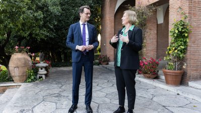 Ministerpräsident Hendrik Wüst reist nach Rom