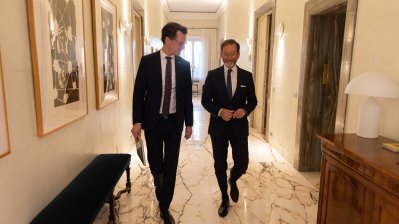 Ministerpräsident Hendrik Wüst reist nach Rom