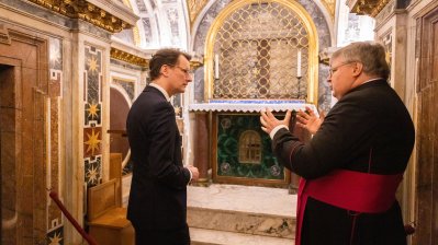 Ministerpräsident Hendrik Wüst reist nach Rom