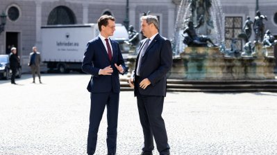 Gemeinsame Kabinettsitzung der Länder Nordrhein-Westfalen und Bayern in München