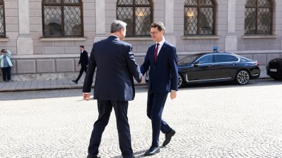 Gemeinsame Kabinettsitzung der Länder Nordrhein-Westfalen und Bayern in München