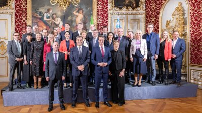 Gemeinsame Kabinettsitzung der Länder Nordrhein-Westfalen und Bayern in München