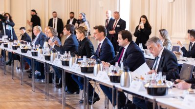 Gemeinsame Kabinettsitzung der Länder Nordrhein-Westfalen und Bayern in München