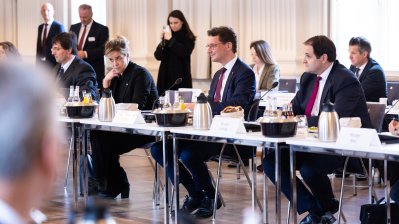 Gemeinsame Kabinettsitzung der Länder Nordrhein-Westfalen und Bayern in München
