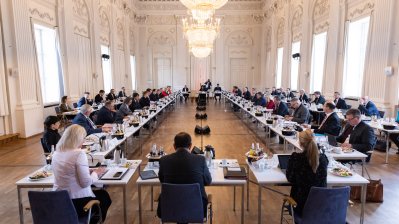Gemeinsame Kabinettsitzung der Länder Nordrhein-Westfalen und Bayern in München