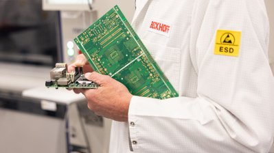 Ministerpräsident Hendrik Wüst besucht das Unternehmen Beckhoff Automation in Verl