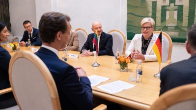 Politisches Gespräch mit der Premierministerin der Republik Litauen, Frau Ingrida Šimonytė