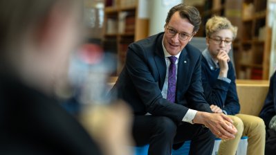 Girls‘ & Boys‘ Day: Schülerinnen und Schüler zu Gast bei Ministerpräsident Wüst
