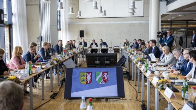 Gemeinsame Kabinettsitzung der Landesregierungen Nordrhein-Westfalen und Schleswig-Holstein
