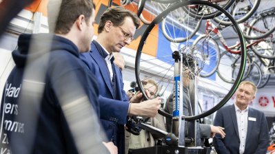 Besuch des Campus Handwerk