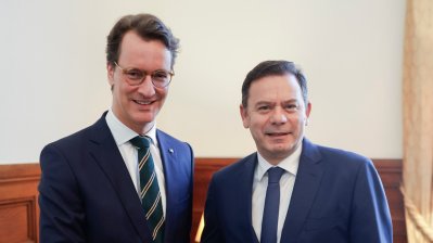 Ministerpräsident Hendrik Wüst trifft Portugals neuen Premierminister Luís Montenegro und Außenminister Paulo Rangel in Lissabon