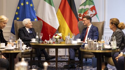 Staatsbesuch des Präsidenten der Italienischen Republik S.E. Sergio Mattarella in Nordrhein-Westfalen