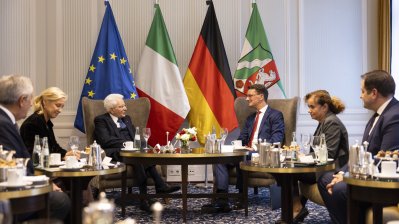 Staatsbesuch des Präsidenten der Italienischen Republik S.E. Sergio Mattarella in Nordrhein-Westfalen
