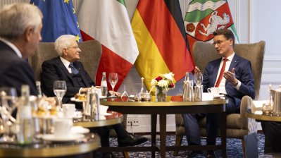 Staatsbesuch des Präsidenten der Italienischen Republik S.E. Sergio Mattarella in Nordrhein-Westfalen