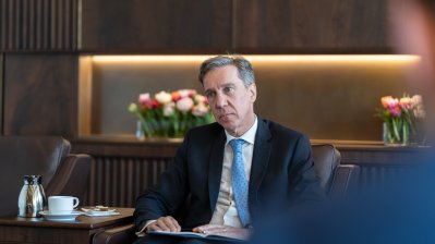 Ministerpräsident Hendrik Wüst empfängt den Botschafter Griechenlands