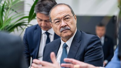 Ministerpräsident Wüst empfängt den Premierminister der Republik Usbekistan Abdulla Aripov