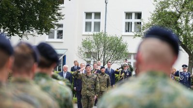 König Willem-Alexander, Bundespräsident Steinmeier und Ministerpräsident Wüst besuchen das 1. Deutsch-Niederländischen Corps