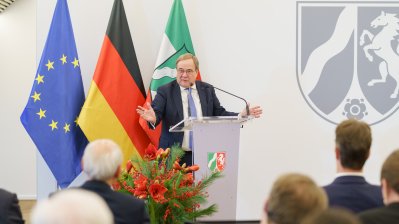 Ministerpräsident a.D. Armin Laschet während seiner Rede