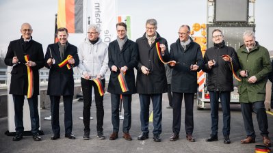 Vorzeitige Wiedereröffnung der A45-Talbrücke Rahmede setzt bundesweites Signal