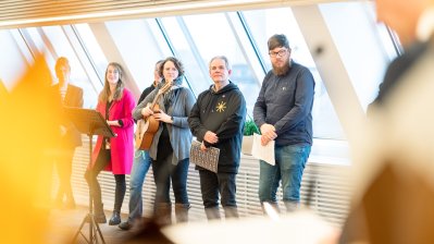 Ministerpräsident Hendrik Wüst empfängt Sternsinger