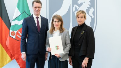 Verena Schäffer zur neuen Ministerin für Kinder, Jugend, Familie, Gleichstellung, Flucht und Integration ernannt