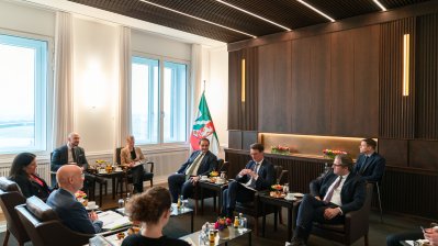 Amtsantritt von Alan Meltzer Charge d´Affaires (USA)