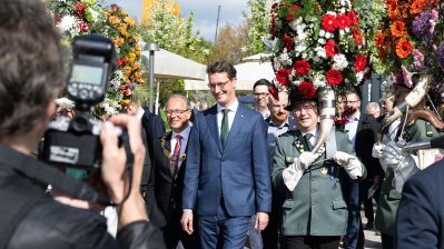 Ministerpräsident Wüst eröffnet Landesgartenschau Neuss