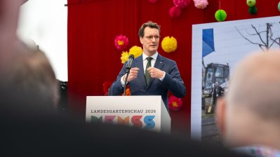 Ministerpräsident Wüst eröffnet Landesgartenschau Neuss