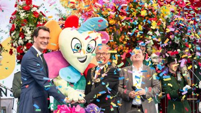 Ministerpräsident Wüst eröffnet Landesgartenschau Neuss