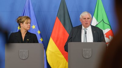 Minister Laumann während seiner Rede