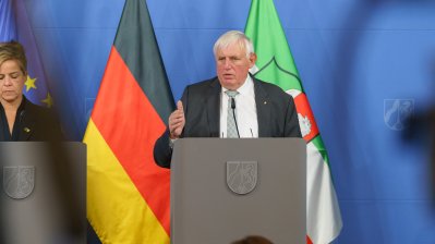 Minister Laumann während seiner Rede