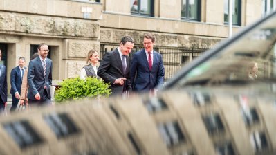 Ministerpräsident Wüst empfängt den Premierminister der Republik Kosovo Albin Kurti
