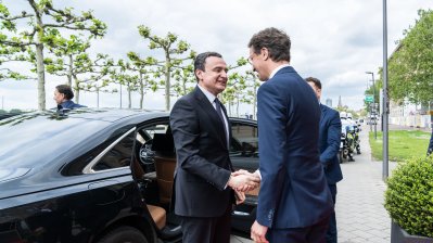 Ministerpräsident Wüst empfängt den Premierminister der Republik Kosovo Albin Kurti