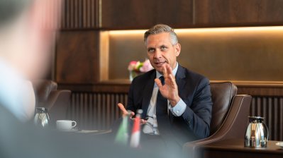 Ministerpräsident Wüst empfängt österreichischen Bundesminister Wolfgang Hattmannsdorfer