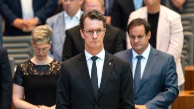 Fünf Jahre nach der Hochwasserkatastrophe: Gemeinsames Gedenken von Landtag und Landesregierung im Beisein von Bundespräsident Steinmeier