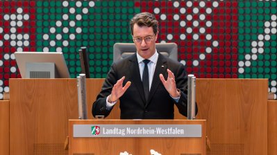 Fünf Jahre nach der Hochwasserkatastrophe: Gemeinsames Gedenken von Landtag und Landesregierung im Beisein von Bundespräsident Steinmeier