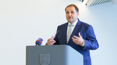 Pressekonferenzsituation