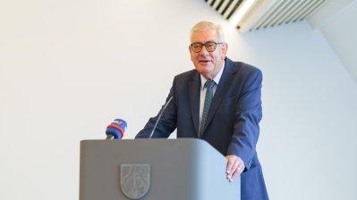 Pressekonferenzsituation