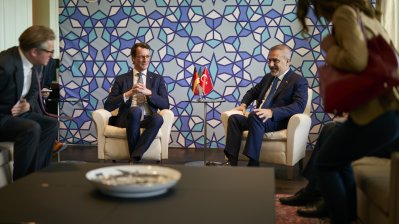 Ministerpräsident Wüst trifft den türkischen Außenminister Hakan Fidan