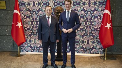 Ministerpräsident Wüst trifft den türkischen Außenminister Hakan Fidan