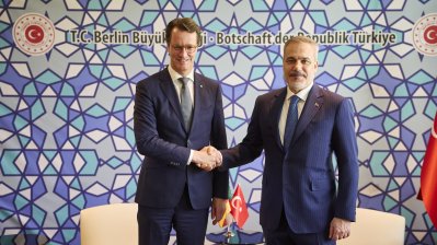 Ministerpräsident Wüst trifft den türkischen Außenminister Hakan Fidan
