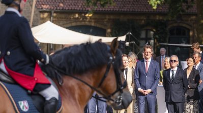 Ministerpräsident Hendrik Wüst empfängt Konsularisches Korps beim Sommerempfang in Warendorf