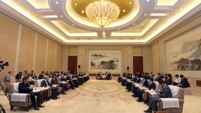 Ministerpräsidentin Hannelore Kraft trifft den Gouverneuer der Proviz Jiangsu, LI Xueyong in Nanjing